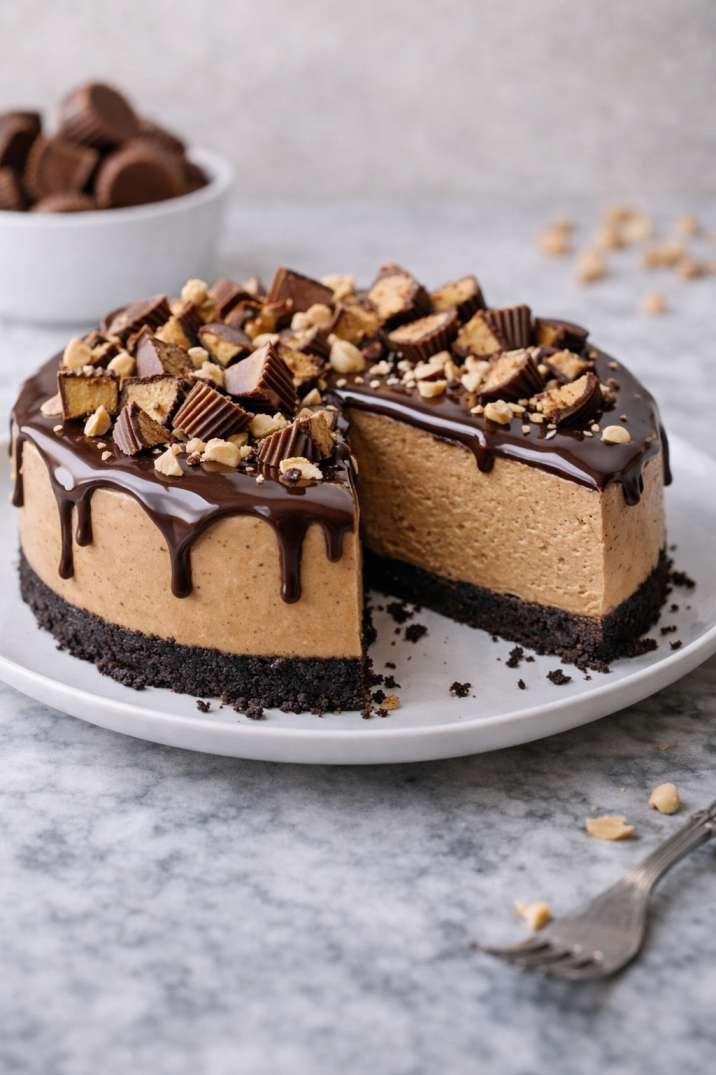 Peanut Butter No-Bake Cheesecake