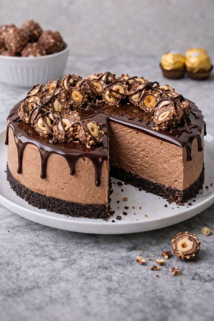 Nutella No-Bake Cheesecake