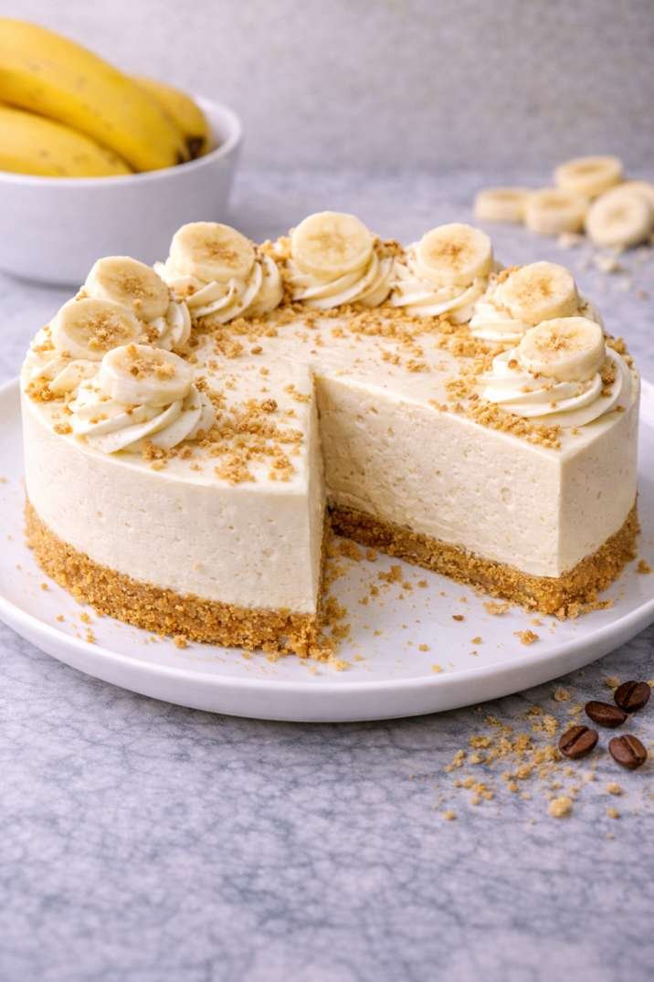 Banana No-Bake Cheesecake