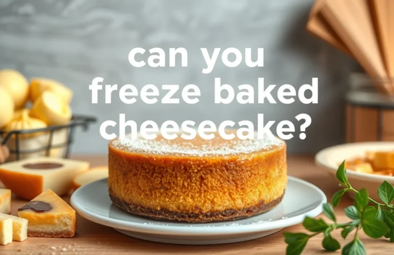 Can You Freeze Baked Cheesecake? Tips for Best Flavor & Texture