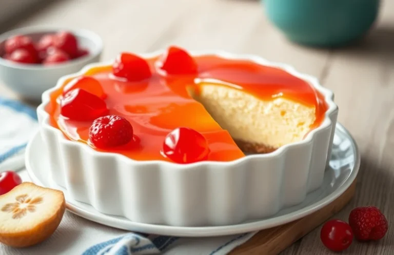 Delicious Jell-O Cheesecake: Use Heavy Cream for Creamy Flavor