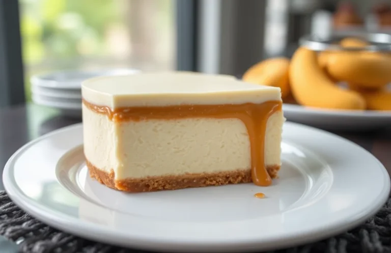 No-Bake Dulce de Leche Cheesecake: Easy Layered Dessert Recipe