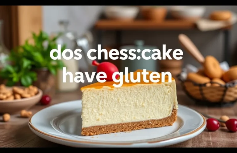 Does Cheesecake Have Gluten? Discover Gluten-Free Recipes Today