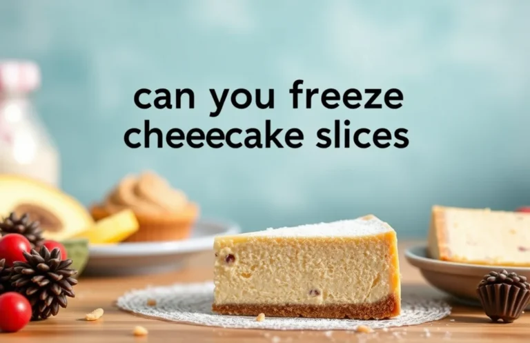 Can You Freeze Cheesecake Slices? Tips for Perfect Texture & Flavor