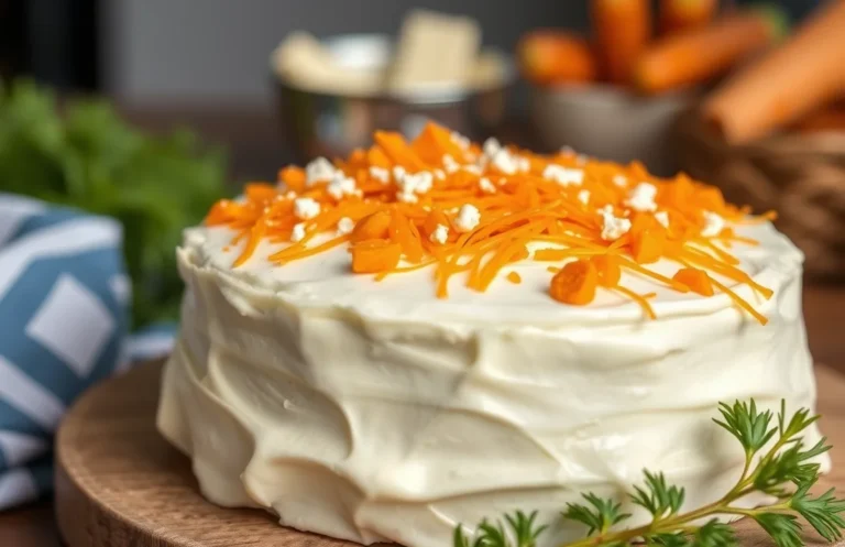 Creamy Philadelphia Cheese Topping for Perfect Carrot Cake