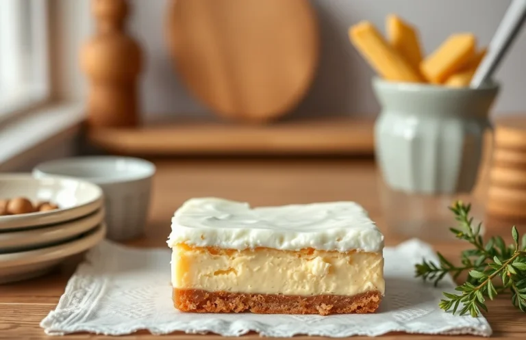 Sour Cream Topped Cheesecake Bars: Easy 9×13 Pan Recipe