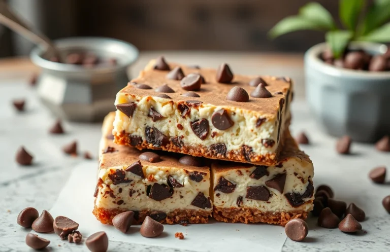 Decadent Chocolate Chip Cheesecake Bars: Easy 9×13 Recipe