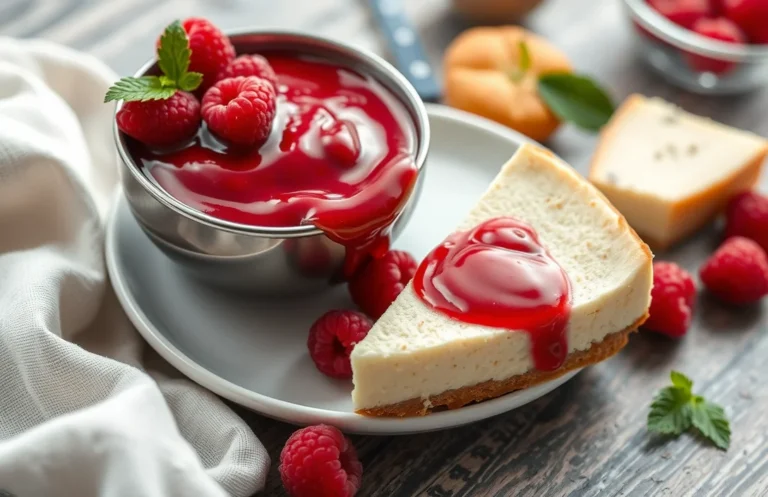 Easy Homemade Raspberry Sauce for Cheesecake in 15 Minutes