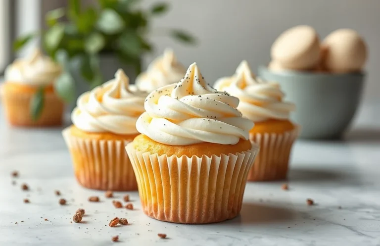Delicious Cream Cheese Topped Cupcakes: Easy Step-by-Step Recipe