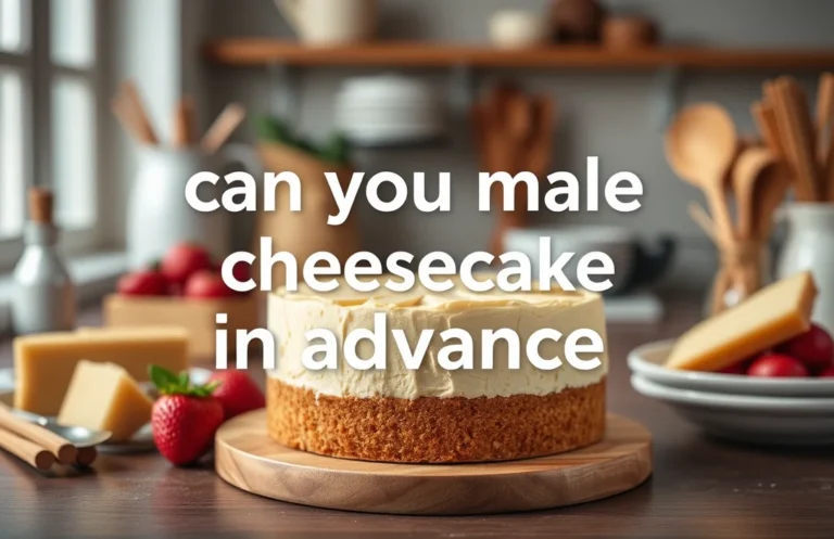 Make-Ahead Cheesecake: Tips for Perfect Preparation and Storage