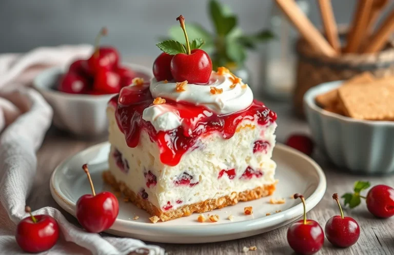 Easy Cherry Cream Cheese Dump Cake: Quick 30-Minute Recipe