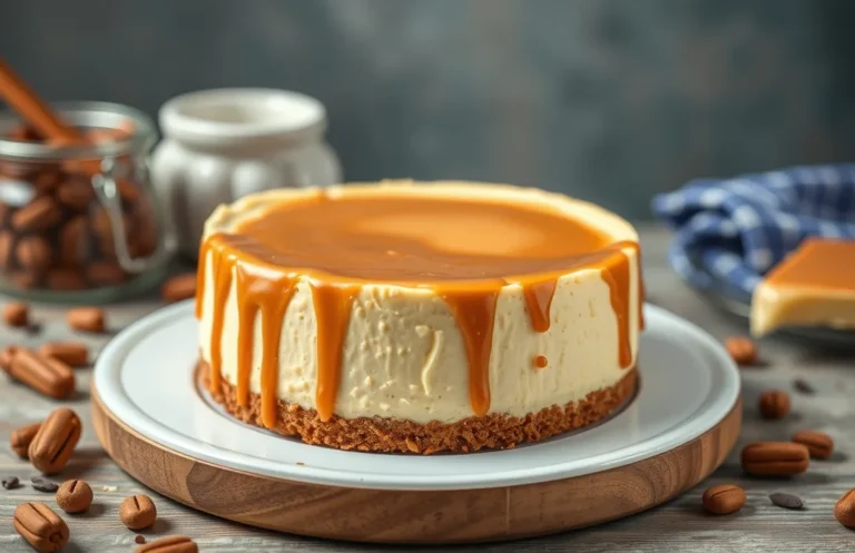 Creamy Dulce de Leche Cheesecake: Step-by-Step Recipe