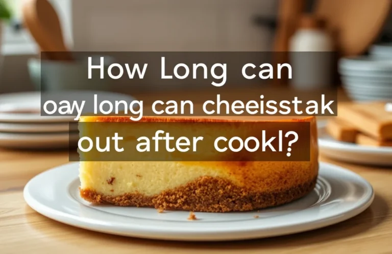 Cheesecake Safety: How Long to Leave Out After Baking