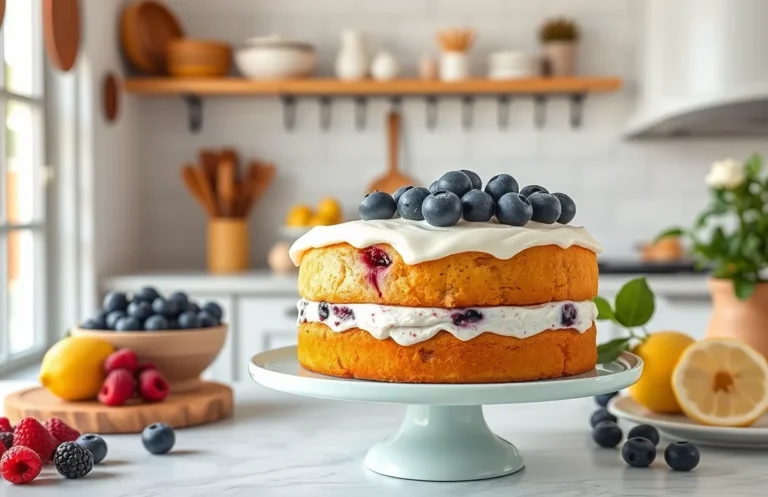 Lemon Blueberry Cake Recipe: Moist, Flavorful & Simple Steps