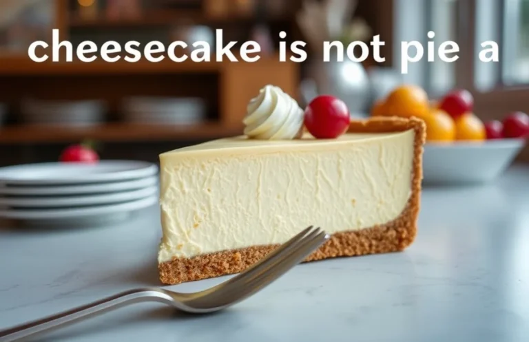Why Cheesecake Isn’t Pie: Recipes & Insights You’ll Love
