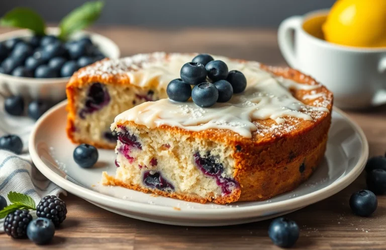 Lemon Blueberry Cream Cheese Coffee Cake: Easy Step-by-Step Recipe