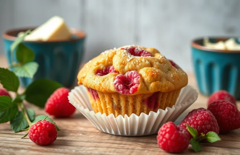Cream Cheese and Raspberry Muffins: Easy 30-Minute Recipe