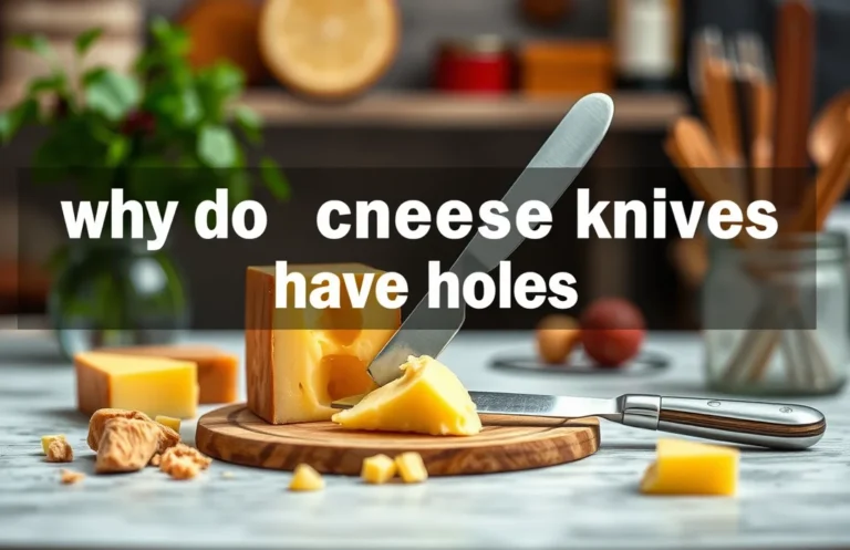 7 Reasons Cheese Knives Have Holes and Their Unique Functions