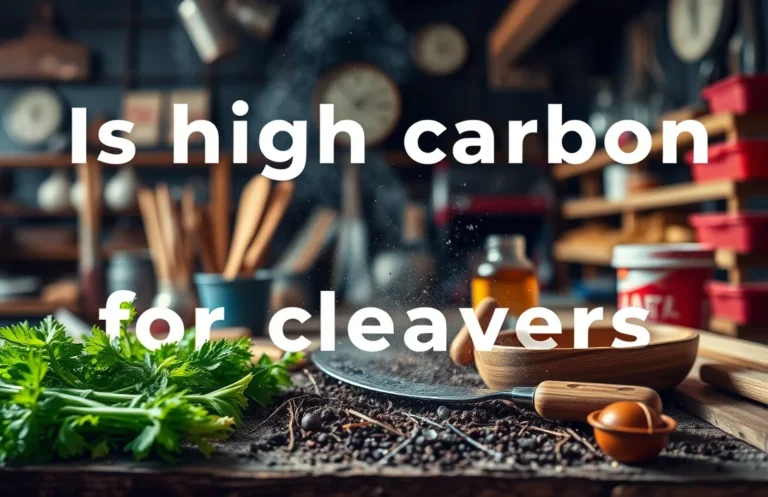 7 Benefits of High Carbon Steel for Cleavers Explained