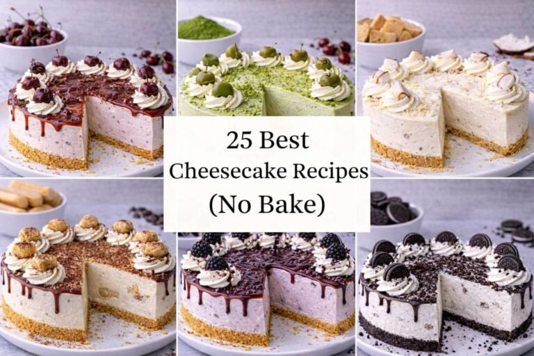 25 Best Cheesecake Recipes (No Bake)