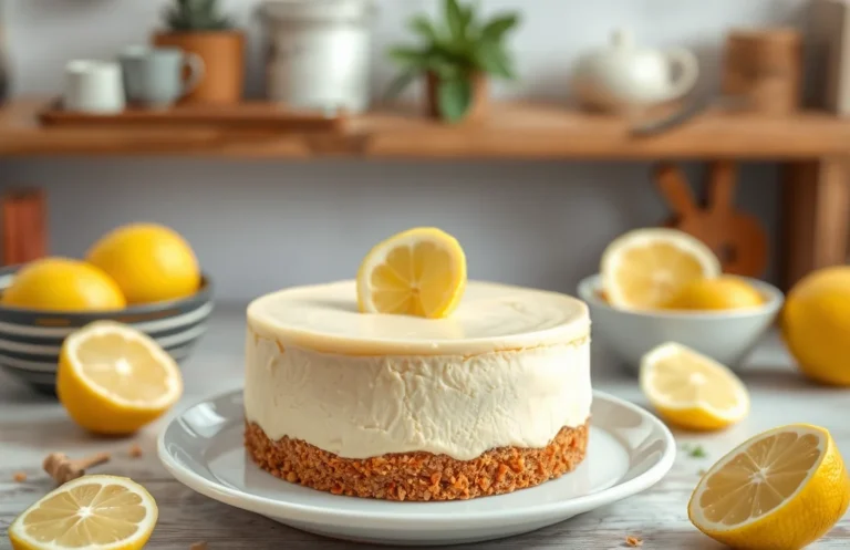Easy Lemon No-Bake Cheesecake: Refreshing and Creamy Delight