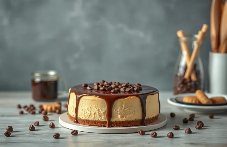 Decadent Coffee No-Bake Cheesecake: Easy Step-by-Step Recipe