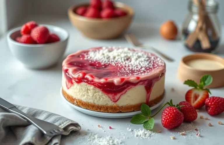 Decadent Raspberry No-Bake Cheesecake: Easy Step-by-Step Recipe