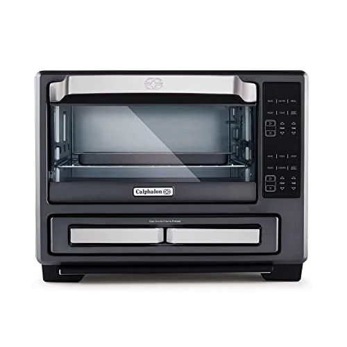 calphalon precision control air fryer toaster oven black