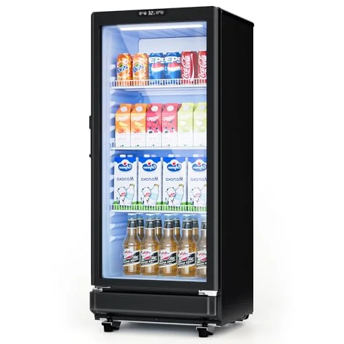 commercial fridge glass door