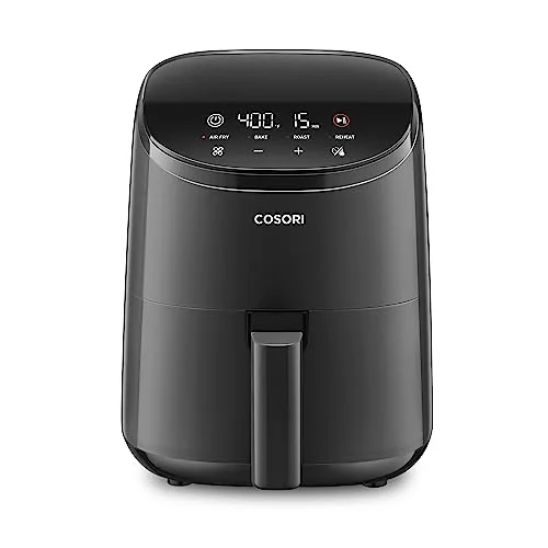 cosori lite 2.1 quart mini air fryer dimensions official