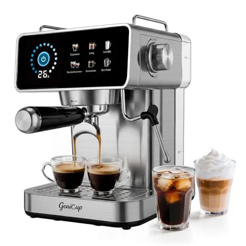 espresso machine with timer