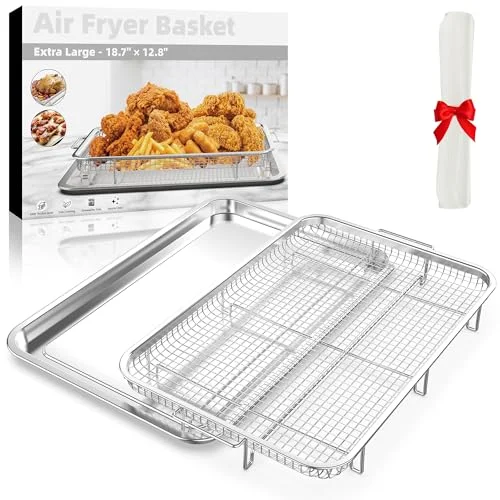 extra large air fryer basket for oven
