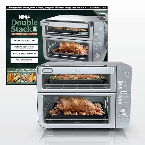 ge double oven with air fryer