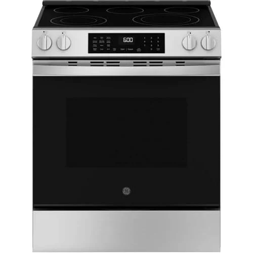 ge electric range with air fryer