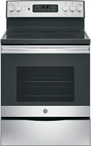ge profile electric range with air fryer