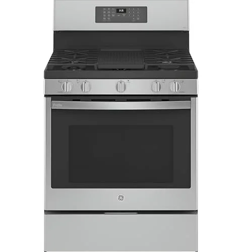 ge profile gas range with air fryer